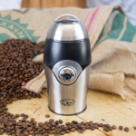A Quest electric coffee grinder.